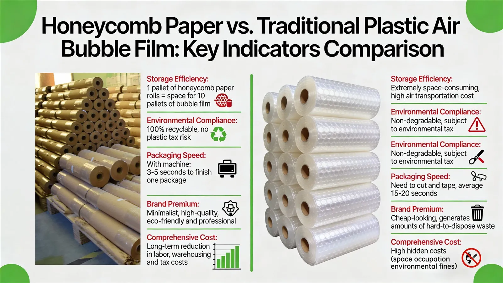 honeycomb paper vs plastic air bubble honeycomb paper vs plastic air bubble